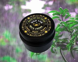 WILD YAM neck creme restores balance tightens neck area organic